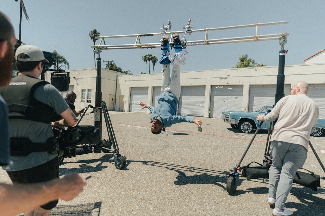 behind the scenes music video shoot